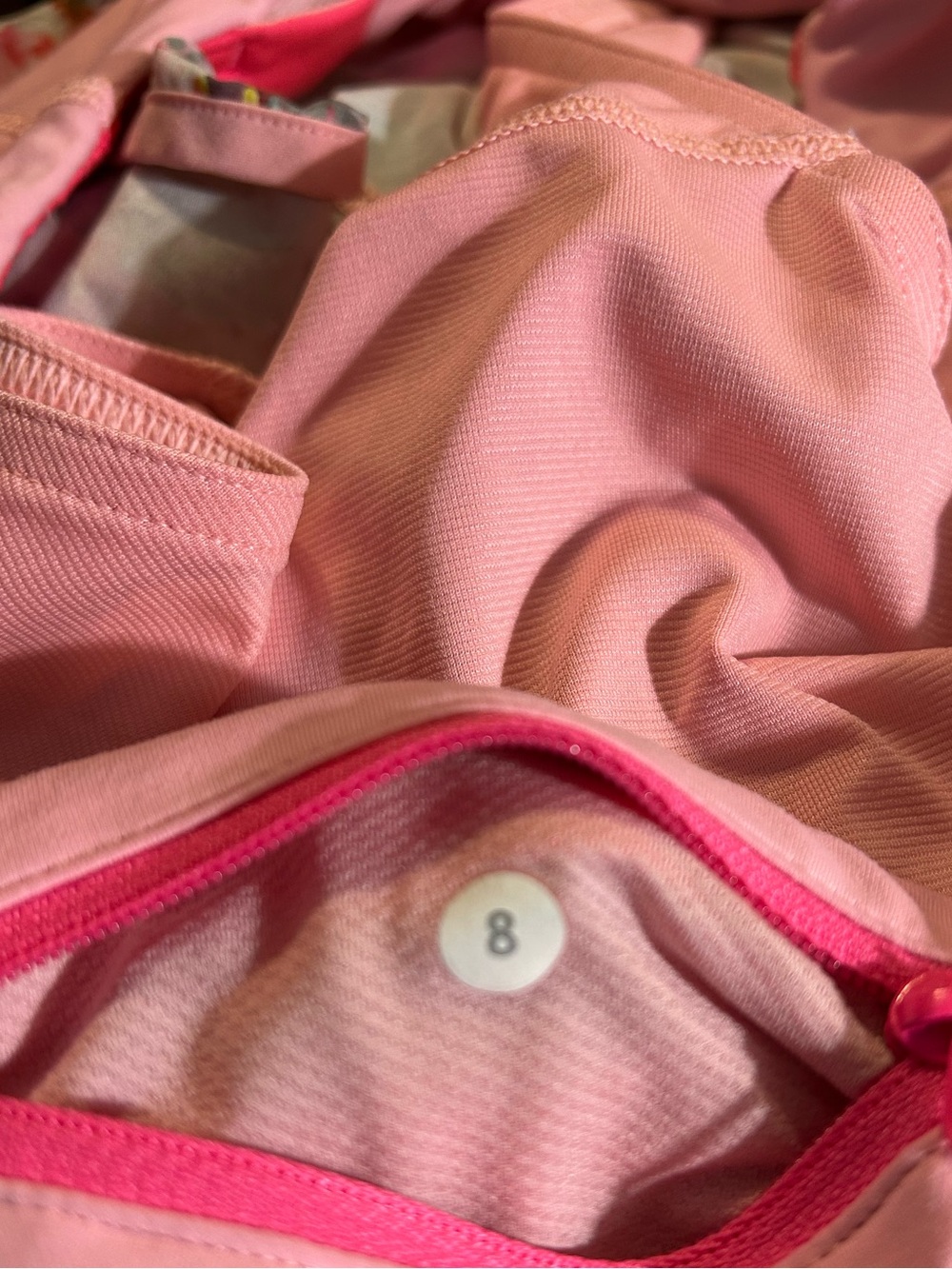 lululemon athletica Speed Up Pink Floral Running Shorts - Picture 4 of 4